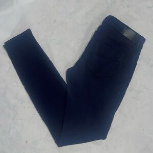 New Denimocracy Anarchy knit skinny stretch Navy Blue legging S